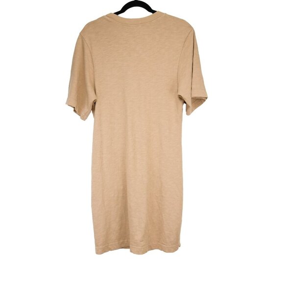 REVOLVE x COTTON CITIZEN‎ Tokyo T-Shirt Mini Dress Dark Tan Minimalist Neutral M - Picture 8 of 8